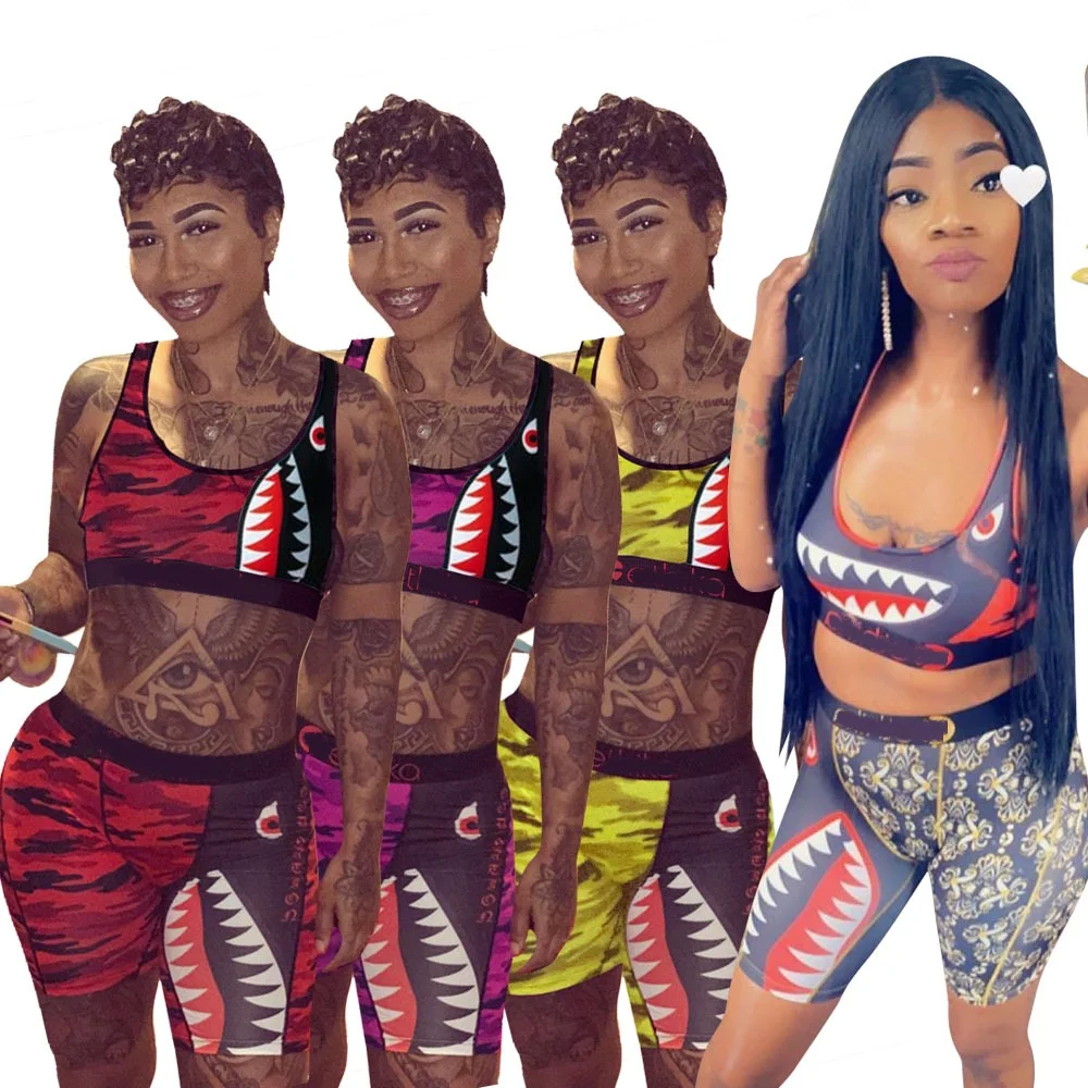 

New Swimsuit Women Two Piece Bathing Suit Top Summer High Waisted Bikini Set Sexy Women 2 Piece Set F982