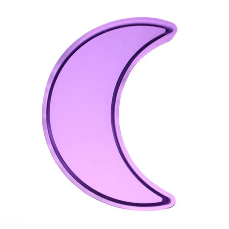 

Форма в виде полумесяца, поднос в виде фазы полумесяца, силиконовая форма для литья из смолы, матовая пластина для хранения ювелирных изделий, инструменты для рукоделия