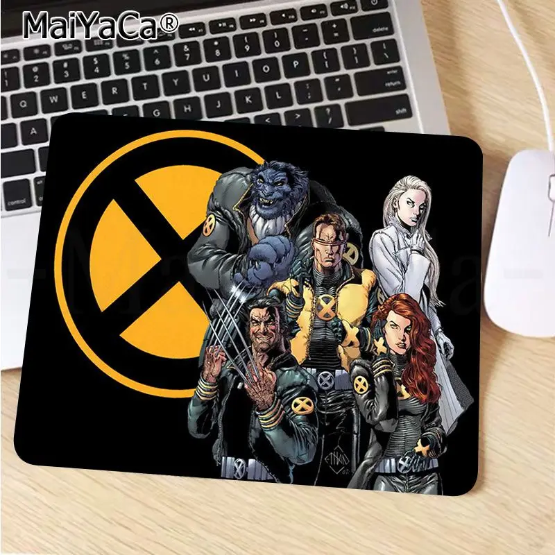 MaiYaCa Высокое качество Marvel X-men Большой Коврик для мыши PC компьютерный коврик резиновый PC компьютерный игровой коврик для мыши - Цвет: Not Lock Edge25x29cm