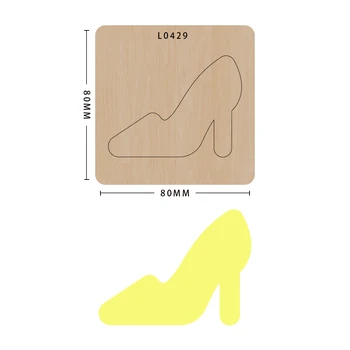 

Shoe knife mold mold wood mold decoration, model L0429, suitable for common die cutting machines on the market