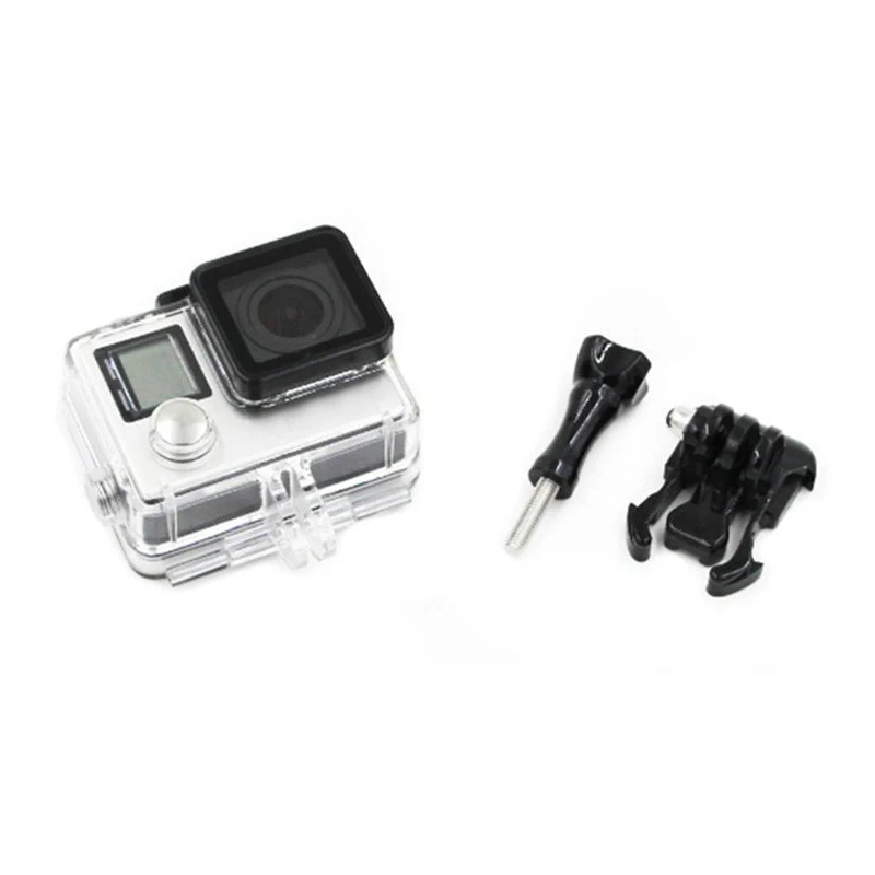 Elistooop для Gopro водонепроницаемый чехол для Gopro hero 4 hero 3+ hero 3 подводный защитный бокс для Go pro Аксессуары