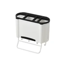 Многофункциональная палочка для еды, настенный держатель для палочки для еды, дренажная полка, вмещает домашний кухонный держатель для хранения, органайзер, держатель