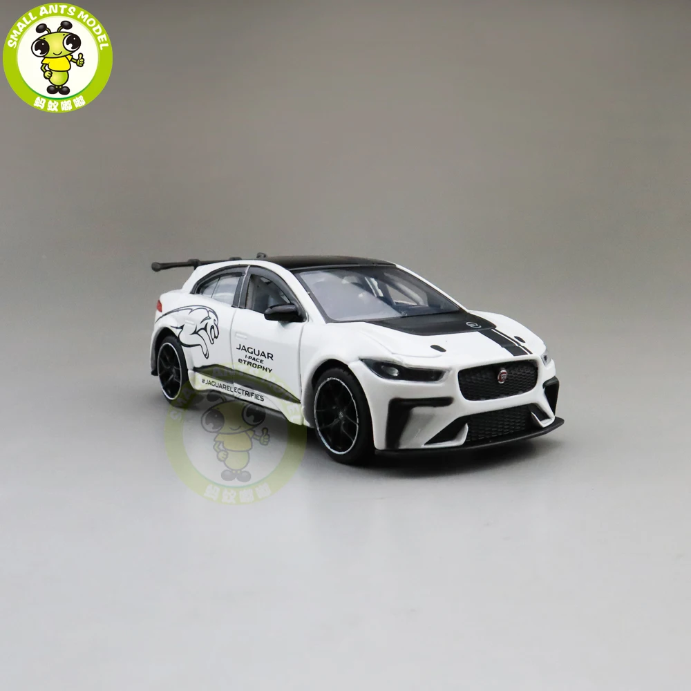 1/36 JACKIEKIM Jaguar I-PACE eTROPHY литой модельный автомобиль игрушки для детей откатные подарки для мальчиков и девочек