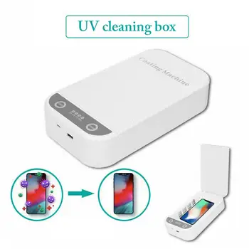 

UV Lights Cell Phone Sterilizer Disinfection box Uvc Lamp Sterilizer Aromatherapy Function for iOS Android Phone Toothbrush