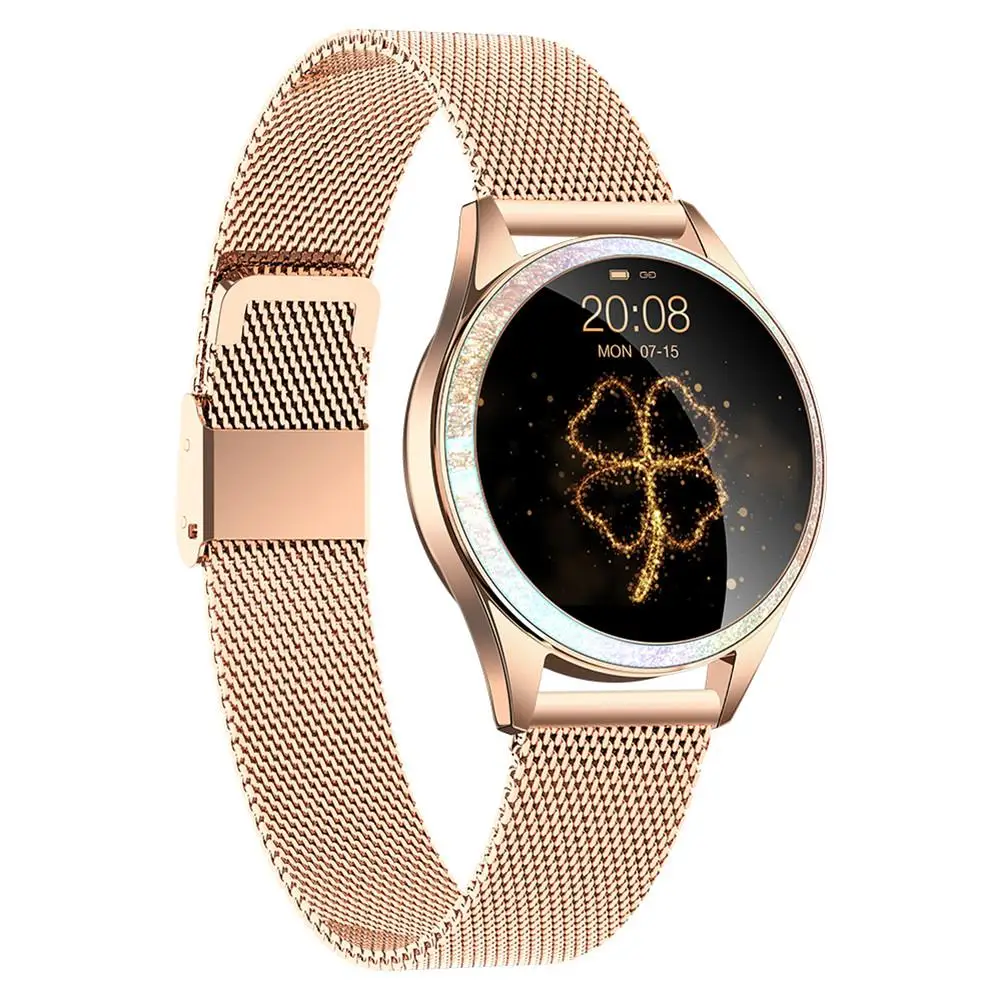 

Smart Watch Women Fashion Watch Luxury 1.04 Inch Waterproof Stainless Heart Rate Monitoring Bluetooth Women Fitness Bracelet
