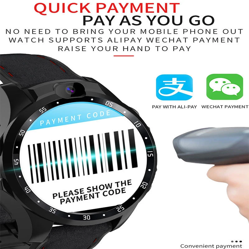 Original video 4G GPS man Smart Watch With Heart rate Monitor ECG Blood Pressure IP68 Fitness Tracker Wrisatband SmartWatch