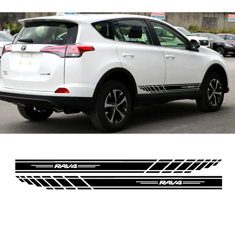 Наклейка набор полос для Toyota RAV4 Yaris автомобильный аксессуар наклейка