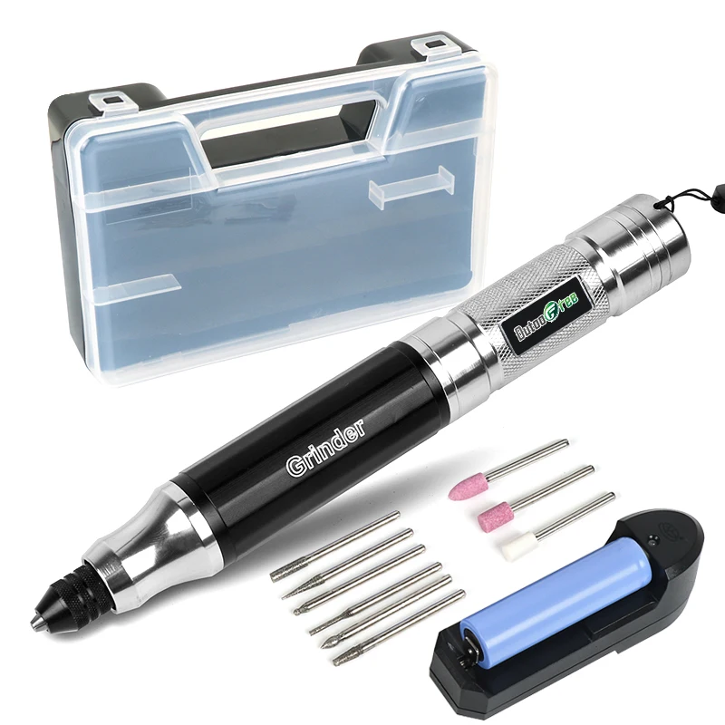 Cordless Rechargeable Engraving and Drilling Pen with DIY Cutting Capability