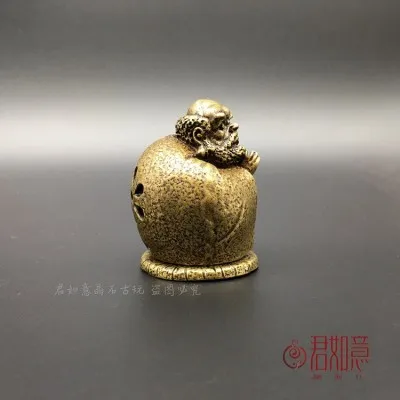 Изысканная латунная ажурная горелка для благовоний Bodhidharma