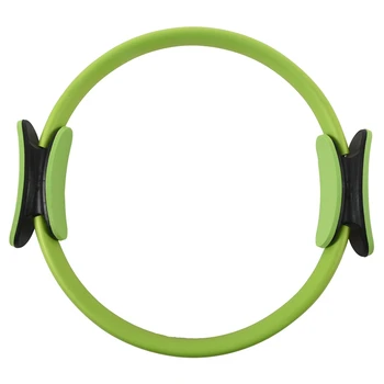 

Pilates Ring Circle Resistance Exercise Workout Fitness GYM Yoga Ring Dual Band green