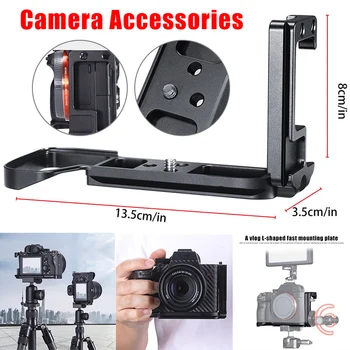 

L Type Quick Release Plate with Cold Boot Universal L Plate for Sony A73 A7R3 A7M3 Camera DQ-Drop