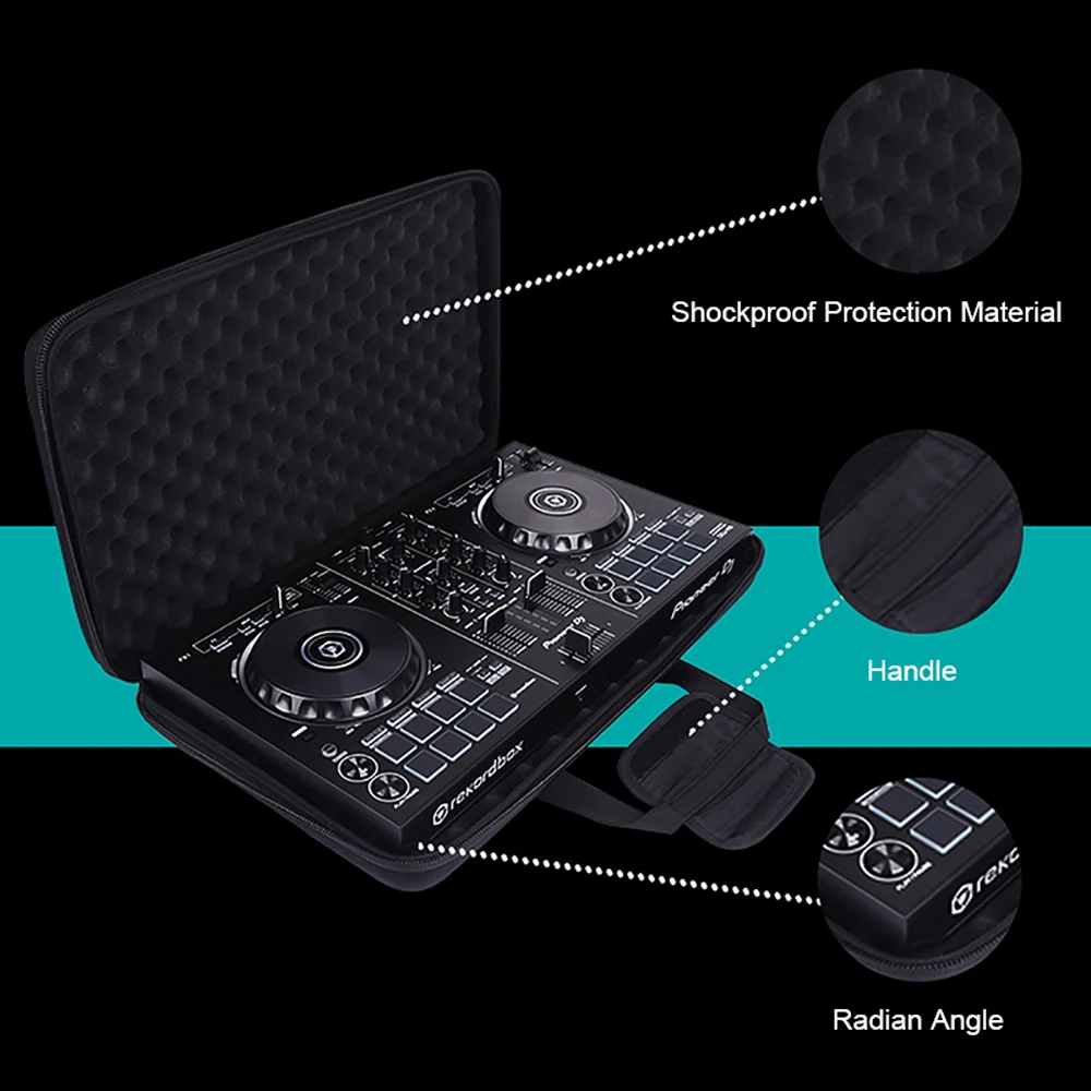 BUBM профессиональная защита сумка жесткий DJ аудио оборудование чехол для Pioneer DDJ RX/Pioneer DDJ SX DJ контроллер