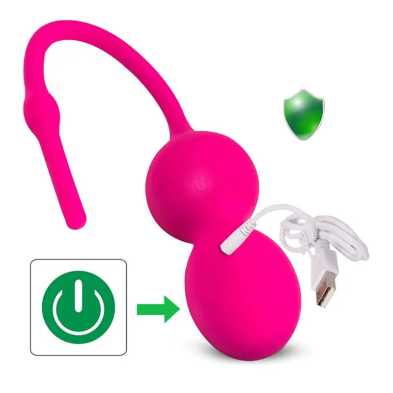 Safe Silicone Smart Kegel Ball Vaginal Tight Exercise Female Small Ball Adjustable 4 Modes Massage Sex Toy
