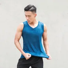 Вискоза Chinlon впитывающий пот дышащий Быстросохнущий многофункциональный спортивный жилет Мужской Для Бега Фитнес Спортивный Повседневный жилет