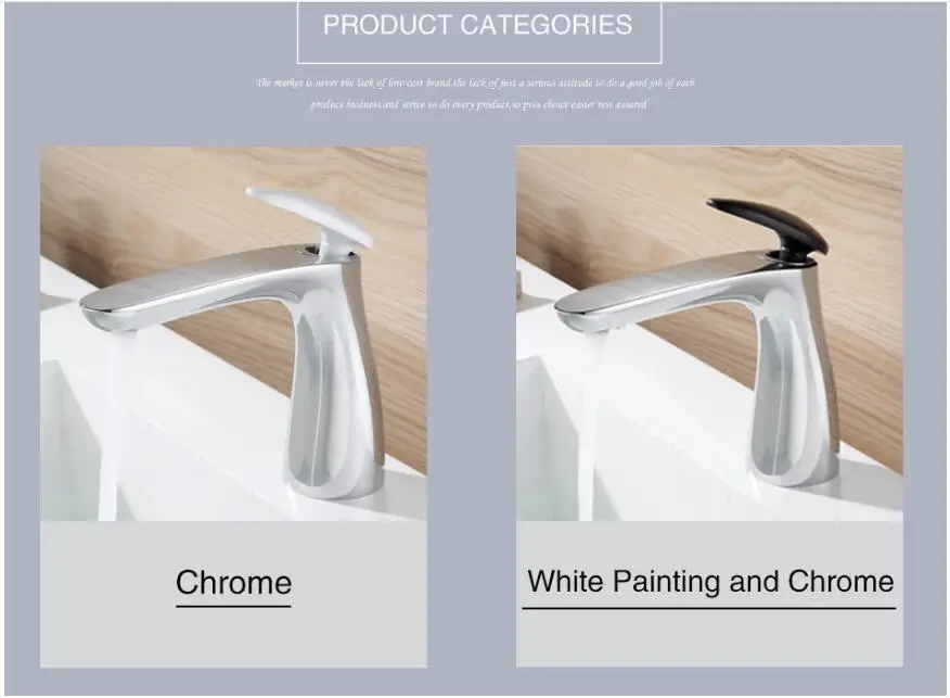 Vidric New Chrome Bathroom Basin Faucet Single Handle Single Hole Mixer Tap Deck Mounted Waterfall Hot And Cold Tap Sink Faucet