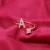 A-Z Letter Gold Color Metal Регулируемое Открывающее Кольцо Инициалы Имя Алфавит Женский Творческий Палец Кольца Модные Вечерние Ювелирные изделия