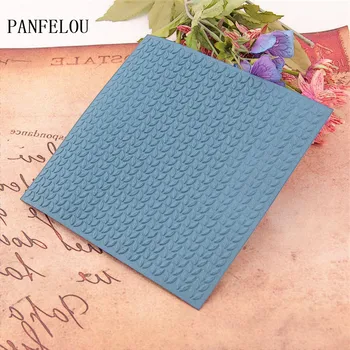 

15x15cm Leaves the rope Embossing folders Plastic For Scrapbooking DIY Template Fondant Cake Photo Album Card Making