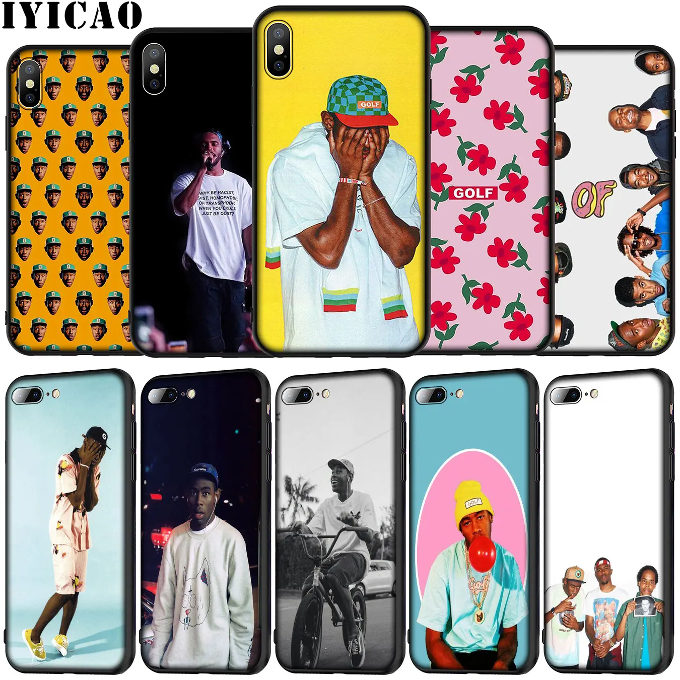 Будущий OFWGKTA Gol Ван волк Gang Мягкий силиконовый чехол для телефона iPhone 12 Mini XR X XS 11 Pro