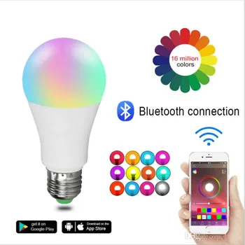 

15W WiFi Smart Light Bulb E26 E27 LED RGB Lamp Work with Alexa/Google Home 85-265V RGB+White Dimmable Timer Function Magic Bulb
