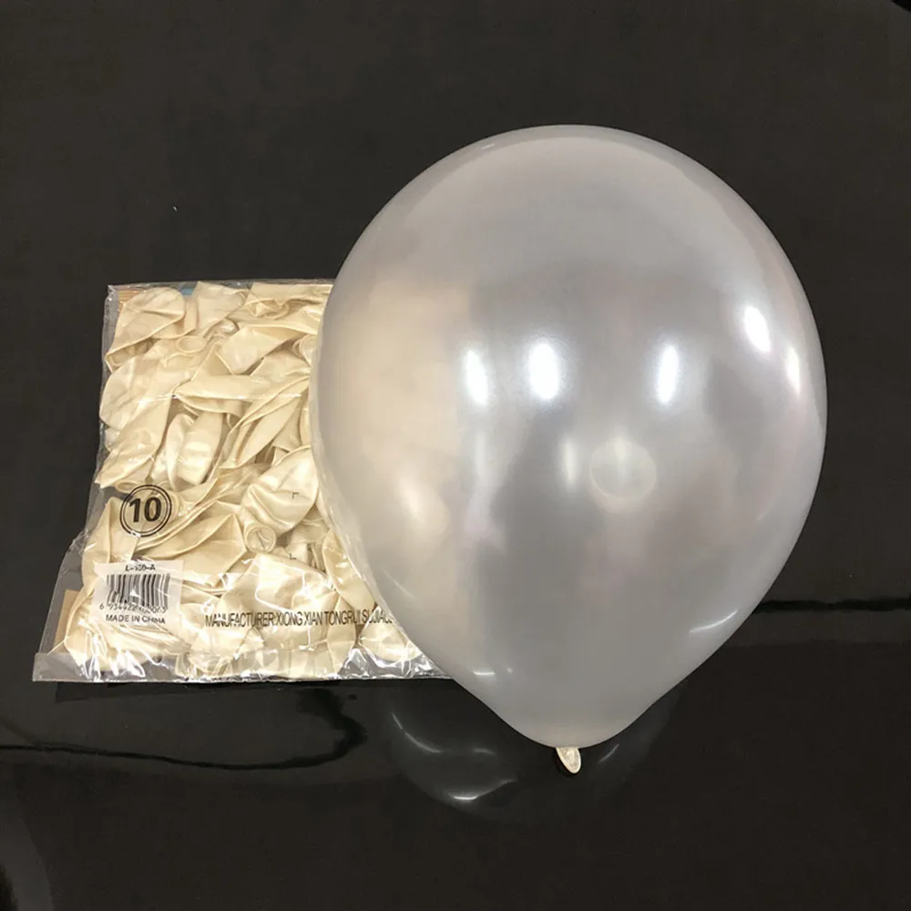 White 5/10 шт. 1st День рождения украшения Детские игрушки шары 10 ''1,5g жемчужные латексные воздушные шары вечерние украшения Xmas Детские Globos шары - Цвет: White