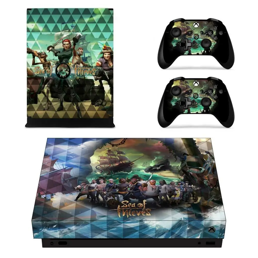 Морские воры наклейки s для Xbox One X виниловые наклейки на кожу Наклейки Обложка Pegatinas для Xbox one X консоли пульта дистанционного управления скины