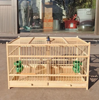 

Super Large Bamboo Bird Cock Cage 50cm Handmade Breathable Bird Nest Traditional Chinese Folk Crafts Pet Product Bird House