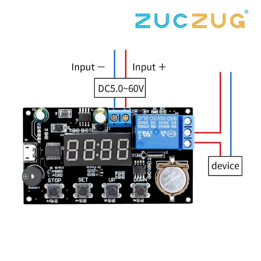 VHM-018 DC 5 В в режиме реального времени реле таймера задержки модуль переключатель управление Синхронизация Часов Управление несколькими режимами