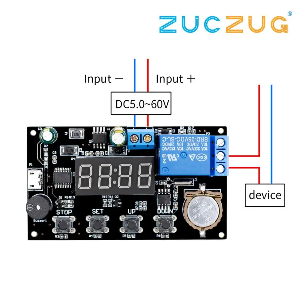 VHM 018 DC 5V реальное время реле таймера задержки модульный переключатель управления
