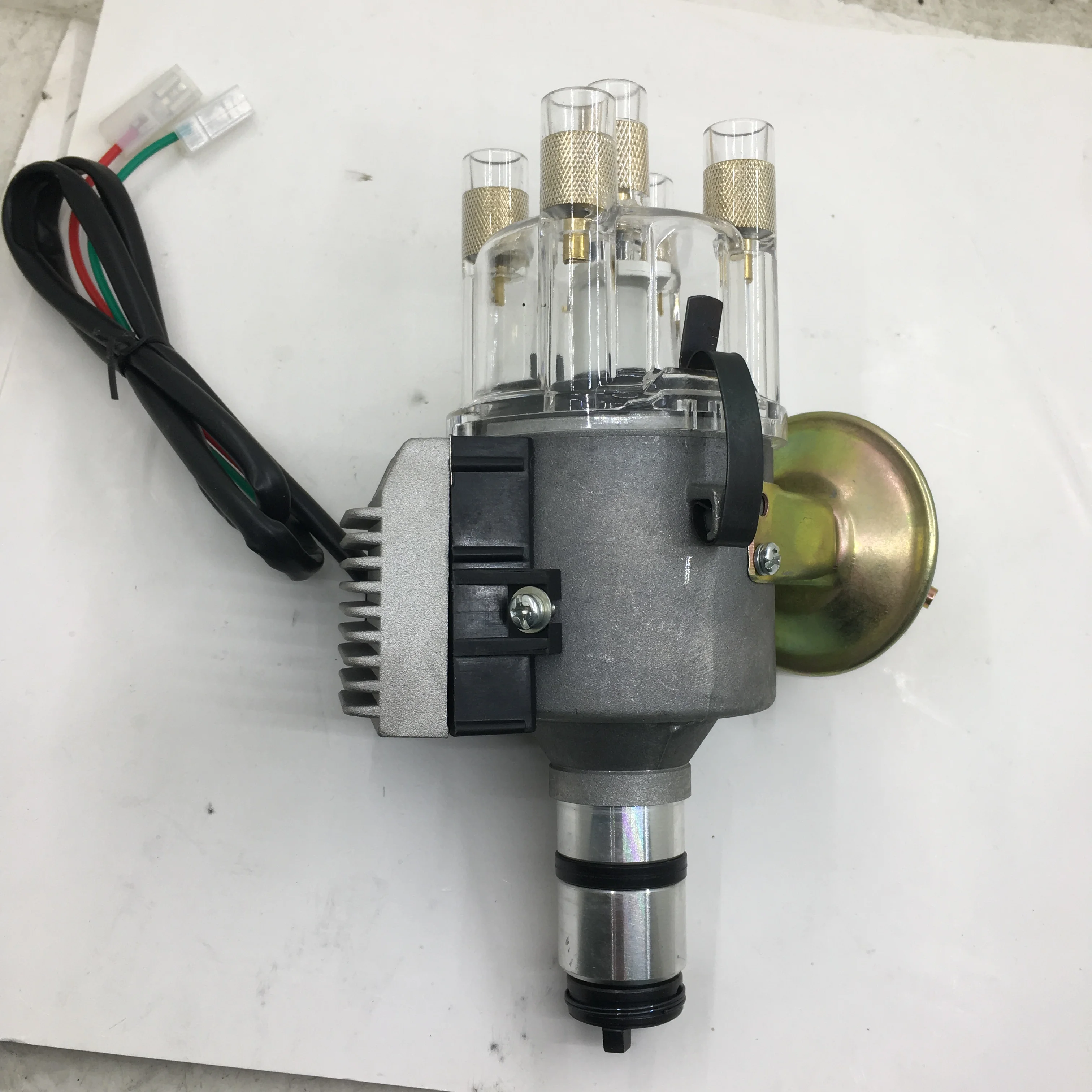SherryBerg complete distributor for Empi 9437 Electronic All-in-One Vacuum Advance Distributor for VW Aircooled Engine clear cap