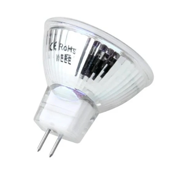 GU4 MR11 DC 12V 6 SMD 5050 Светодиодный светильник 6000 K-белый
