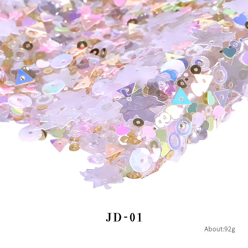 JD-01 FlorVida 40*25 см, подставки для рук, стразы для дизайна ногтей, подушка для рук, мягкая полиуретановая подушка, полная декораций, сверкающая для маникюрного инструмента - Цвет: JD-01