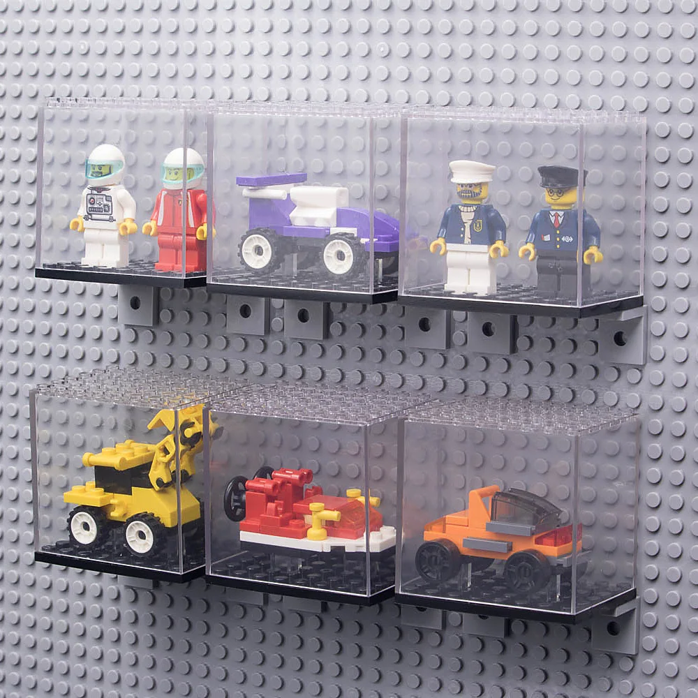 Dubbi bricolage bloc de construction minifigs maison spectacle boîte accessoires jouets compatibles avec les marques jouets pour enfants cadeau