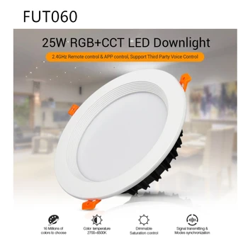 

MiBOXER FUT061 FUT060 RGB CCT LED downlight can be used with B8 / FUT092 2.4G remote control smartphone APP voice control