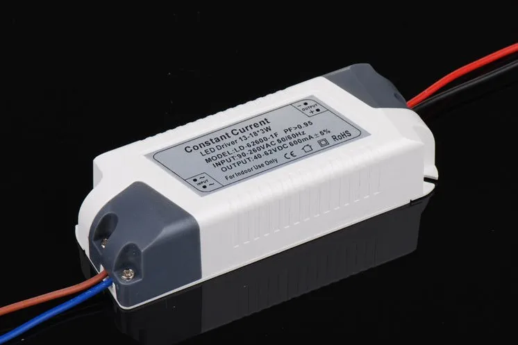 2022 PFC=0.98 new LED driver good quality low price 600mA 13-18*3w constant current resource ceiling down lamp driver