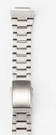 5610 silver band Набор часов с бриллиантами на заказ для 5600/5610/5035 ремешка часов и ободка - Цвет: 5610 silver band