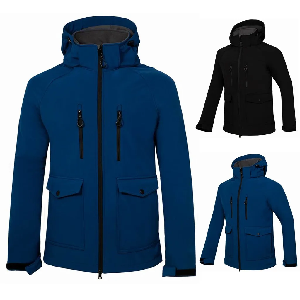Autumn Winter New Arrvial S-2XL Mens Coat Casual Fashion Waterproof Keep-warm Sport Outdoor Soft Leisure Coat Puls Size