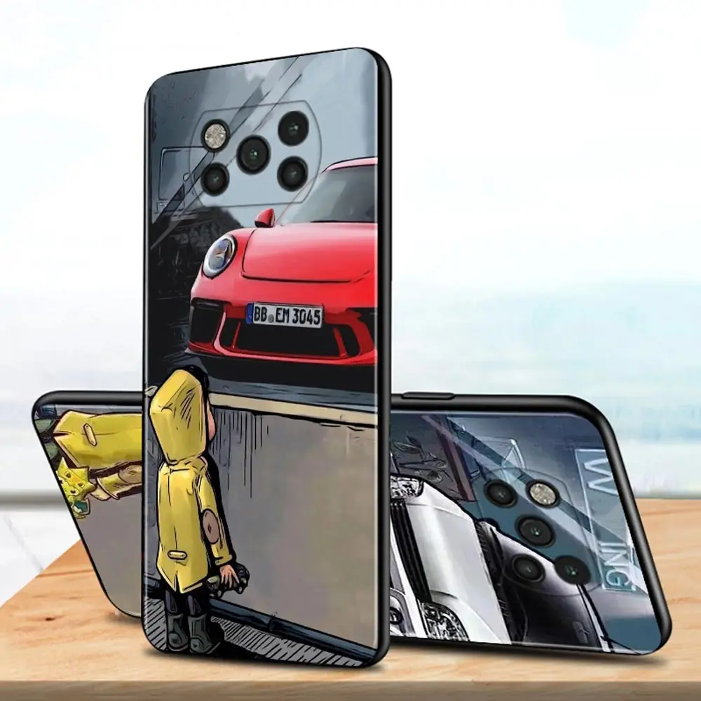 Boy See Sports Car jdm Drift For Xiaomi Poco X3 NFC M3 Pro F3 X3 GT F1 Capa for MI Note 10 Pro Case For mi CC9 Pro A3 A2 Lite