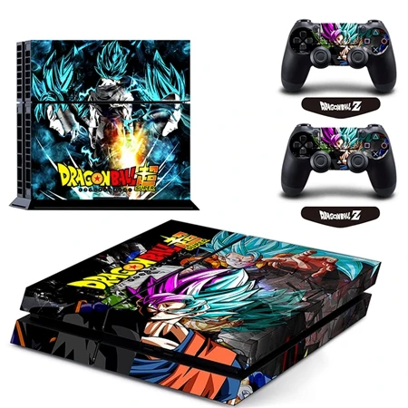 GYTM0849 Dragon Ball супер игровой чехол для наклейка для PS4 наклейка для sony playstation 4 консоль и 2 контроллера защитный винил наклейки - Цвет: GYTM0849