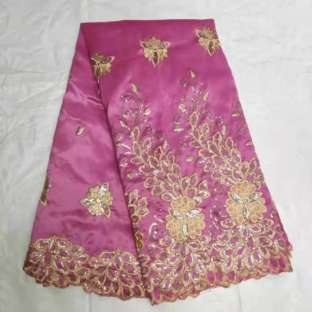 2020 African Laces Fabrics Embroidered Nigerian 3D Guipure French Cord Lace Fabric High-quality  African French Net Lace Fabric (4)