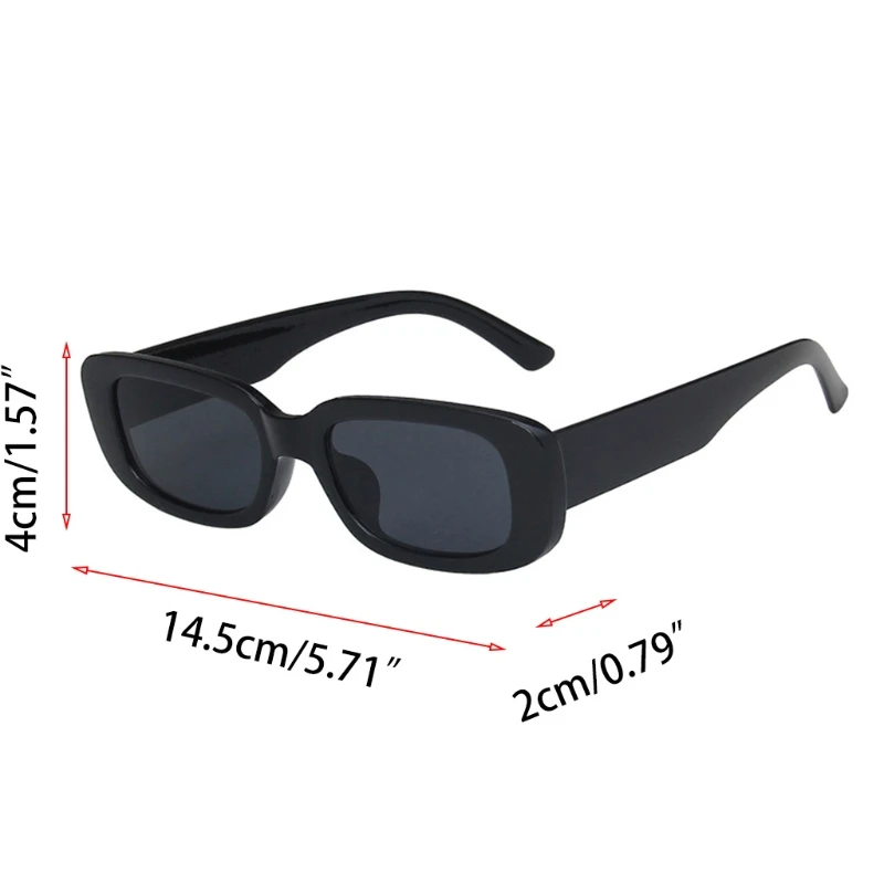 Unisex Square Fashion Vintage Sunglasses UV Protection Eyewear Shade Outdoor Driving Travel Retro Eyeglasses