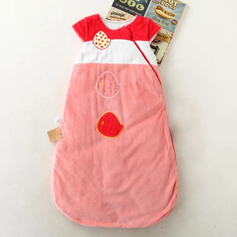 Color 2 Baby Sleeping Bag Cotton Sleeveless Envelop Stroller Warm Bag Sleep Sack for Baby - Цвет: Color 2