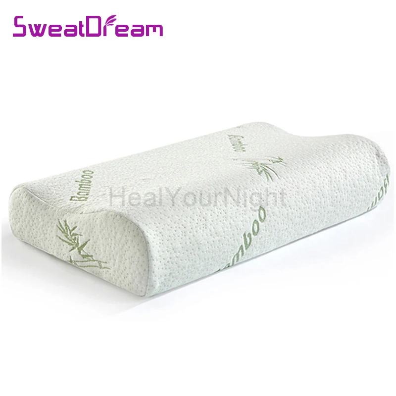 Bamboo Fiber Slow Rebound Pillow Orthopedic Cervical Neck Pillow