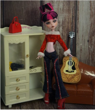 Модная партия для продажи, Оригинальная одежда monster high, кукольная юбка, костюм для отдыха, аксессуары для одежды - Цвет: 13