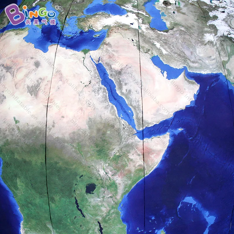 HIGHLY RECOMMENDED 6m inflatable lighting LED earth customized landing globe ball display replica