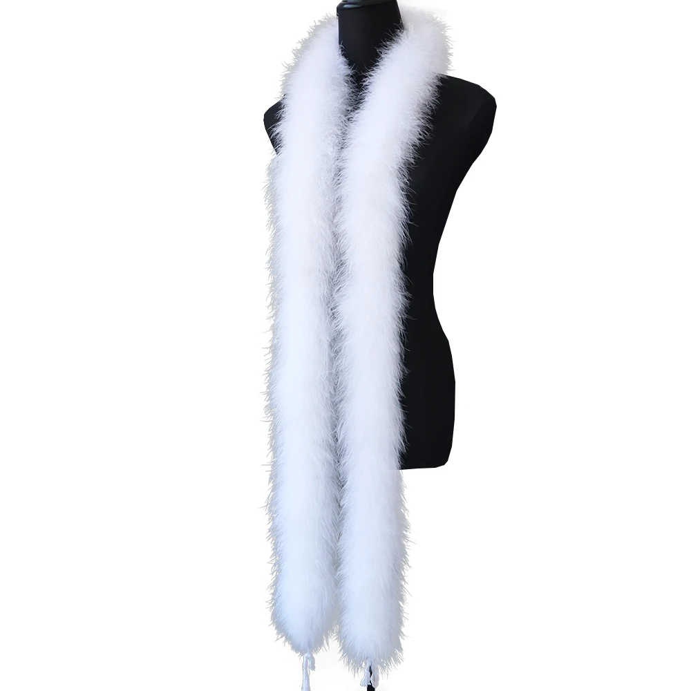 50gram Fluffy Turkey Marabou Feathers Boa Wedding Dress Costumes
