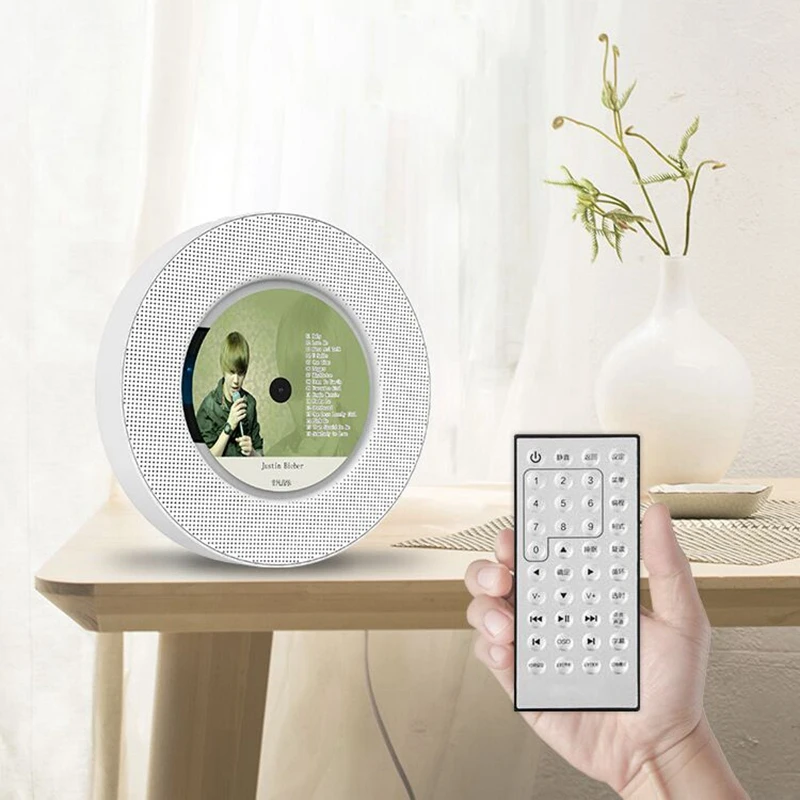 Портативный настенный CD dvd-плеер с Bluetooth домашний аудио магнитофон с пультом дистанционного управления fm-радио встроенные HiFi динамики с