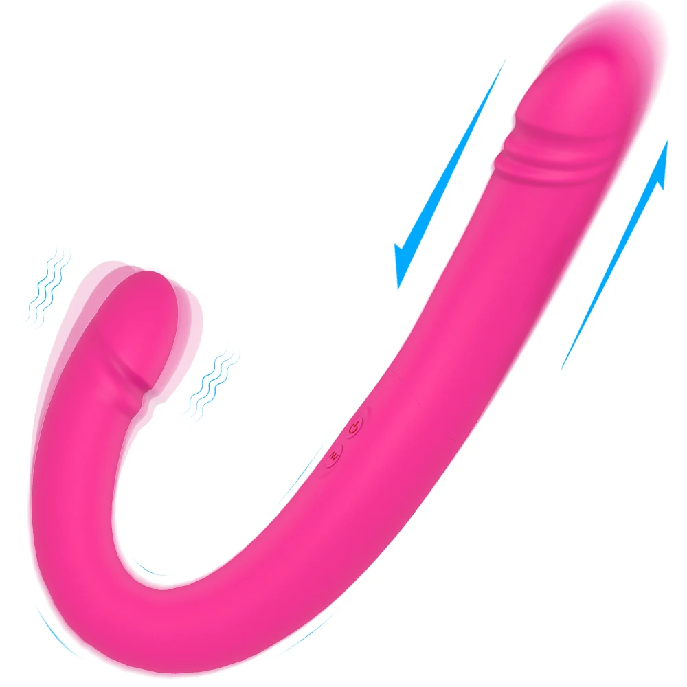 Strapless Strapon Vibrators for Couples Super Huge Dildo Double Penetration Vibrator Erotic Toys Sex Shop for Couple Vibrators 1