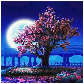 

DIY Oil Painting Kit Paint By Numbers for Adult & Kids Beginners Frameless