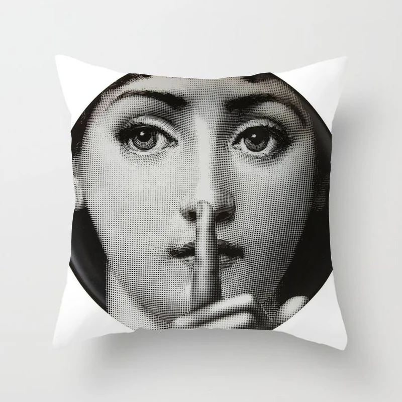13 ZENGIA Ретро подушка fornasetti Обложка Art Master наволочка для дома/гостиной декоративные подушки Чехол для женщин - Цвет: 13