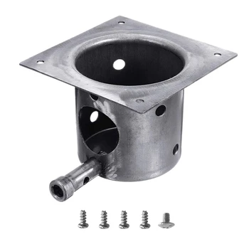 

BBQ Grill Pellet Stove Iron Fire Burn Pot Fit for Traeger Grill Replacement Part